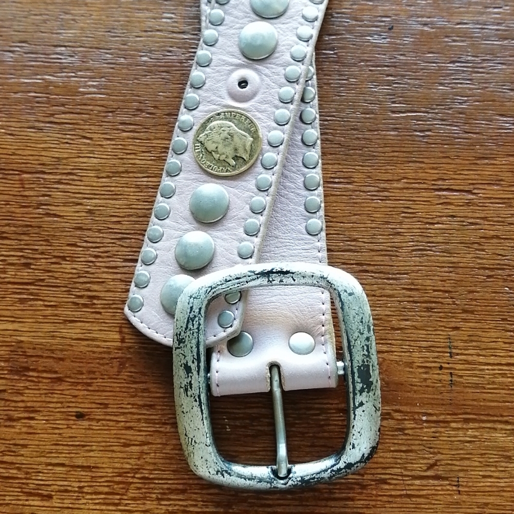 Leather belt